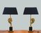 Hollywood Regency Horse Table Lamps, 1970s, Set of 2, Image 1
