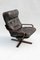 Fauteuil Scandinave en Cuir, 1960s 7