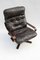 Scandinavian Leather Armchair, 1960s 3