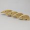 Travertine Anteater Sculptures designed by Enzo Mari for F.lli Mannelli, 1970s, Set of 4 4