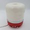 Vintage Red and White Radio Lamp by Adriano Rampoldi for Europhon 1