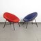 Shell-Shaped Lounge Chairs, 1960s, Set of 2 2