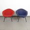 Shell-Shaped Lounge Chairs, 1960s, Set of 2 1