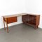 Mid-Century Writing Desk with Bookcase, 1960s 1
