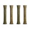 Säulen aus Geschnitztem Holz, 4er Set 1