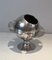 Silver Plated Champagne Bucket with Flutes Holder, France, 1970s 3