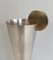 Flute da champagne in metallo argentato e ottone di Padova A. Pozzi, Italia, anni '50, Immagine 3