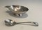 Silver Plated Swan Gravy Boat with Spoon by Christian Fjerdingstad for Gallia, France, 1950s, Set of 2, Image 4