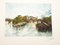 Dufza, Paris, Le Vert Galant, Etching, 1940s, Image 1