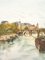 Dufza, Paris, Le Vert Galant, Etching, 1940s, Image 7