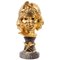 Gilded Bronze Child"s Head on Marble Base, Image 1