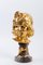 Vergoldeter Bronze Kinderkopf mit Marmorsockel 9