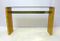 Banana Leaf Console Table, 1970s, Image 1