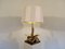 Hollywood Regency Brass Table Lamp, 1970s, Image 8
