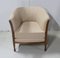 Art Deco Mahogany Lounge Chair, 1930s 1