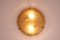 Vintage Brass and Glass Flush Mount from Cosack, Image 6