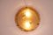 Vintage Deckenlampe aus Messing & Glas von Cosack 6