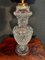 Lámpara de mesa de cristal con puntas de diamante, años 50, Imagen 8