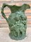 Art Nouveau Green Glossy Glazed Ceramic Vase, 1920s 1