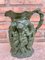 Art Nouveau Green Glossy Glazed Ceramic Vase, 1920s, Image 3