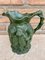 Art Nouveau Green Glossy Glazed Ceramic Vase, 1920s, Image 2