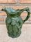 Vase Art Nouveau Vert Verni Vernis en Céramique, 1920s 2