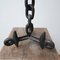 Brutalist Style Mid-Century Chain Candlestick, Image 4