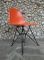 Chaise d'Appoint Orange avec Socle "Eiffel" par Charles & Ray Eames pour Herman Miller 1