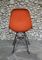 Silla auxiliar naranja con base Eiffel de Charles & Ray Eames para Herman Miller, Imagen 3