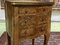 Louis XV Palisander Nachttisch mit Intarsien & Marmorplatte 13