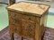 Louis XV Rosewood Inlaid and Marble Topped Nightstand 11