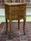 Louis XV Rosewood Inlaid and Marble Topped Nightstand 4