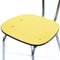 Mid-Century Czech Yellow Formica and Metal Dining Chair from Kovona, 1960s, Image 4