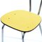 Sedia da pranzo Mid-Century in formica e metallo giallo di Kovona, Repubblica Ceca, anni '60, Immagine 4