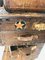 Antique Decorative Wood and Canvas Trunks, 1920s, Set of 6 4