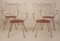 Spanish White and Red Garden Chairs, 1950s, Set of 4, Image 6