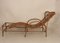 Mid-Century Bamboo and Rattan Chaise Lounge 3
