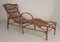 Mid-Century Bamboo and Rattan Chaise Lounge 1