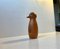Barattolo Penguin vintage in legno intagliato di ELJ, anni '70, Immagine 3