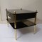 Smoked Mirrored and Brass Bedside Tables from Huwa Spiegel, 1960s, Set of 2 6
