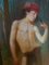 Albert Dumoulin, Großes Pastell Gemälde, 1910 5