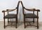 Louis XIII Style Armchairs, Late 19th Century, Set of 2 3