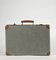 Green Checkered Hardboard Suitcase, Italy, 1950s, Image 1