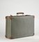 Green Checkered Hardboard Suitcase, Italy, 1950s, Image 2