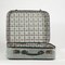 Vintage Suitcase in Green Checkered Rigid Cardboard, Italy, 1950s, Image 1