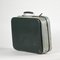 Vintage Suitcase in Green Checkered Rigid Cardboard, Italy, 1950s, Image 9