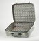 Vintage Suitcase in Green Checkered Rigid Cardboard, Italy, 1950s, Image 4