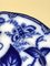 English Victorian Flow Blue Transferware Dinner Plate with Berry Pattern, 1880s 4