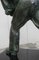 Escultura The Boules Player, escultura de bronce con pátina verde, principios del siglo XX, Imagen 40