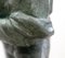 Escultura The Boules Player, escultura de bronce con pátina verde, principios del siglo XX, Imagen 27